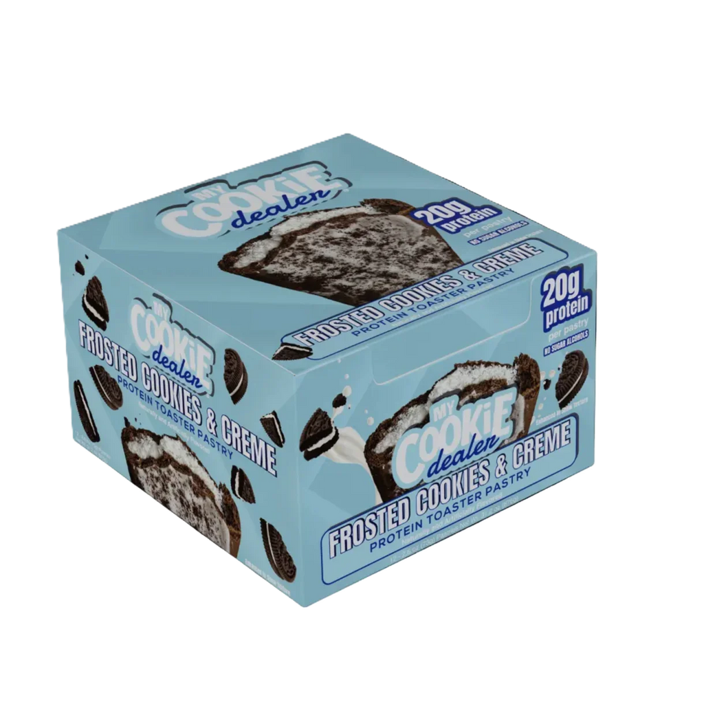 Raw Nutrition My Cookie Dealer Toaster Pastry 12 pack Cookies and cream