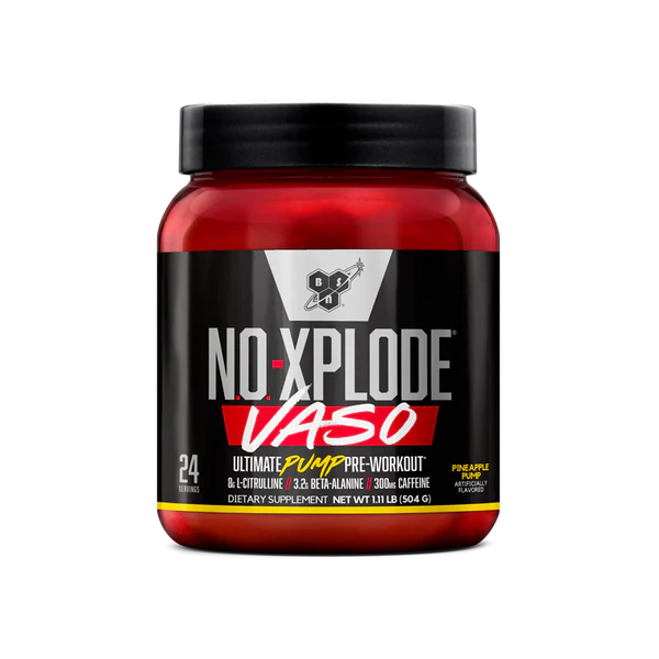 BSN No-Xplode Vaso Pre Entreno 504Gr 24 Servicios piña