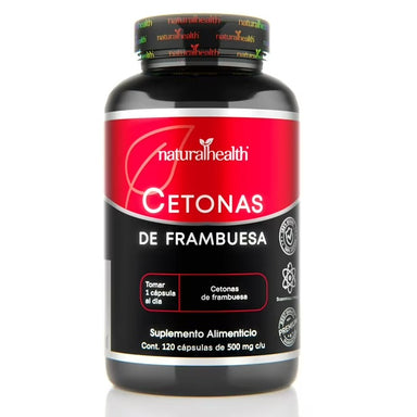 Natural Health Cetonas de Frambuesa 120 capsulas 500mg c/u