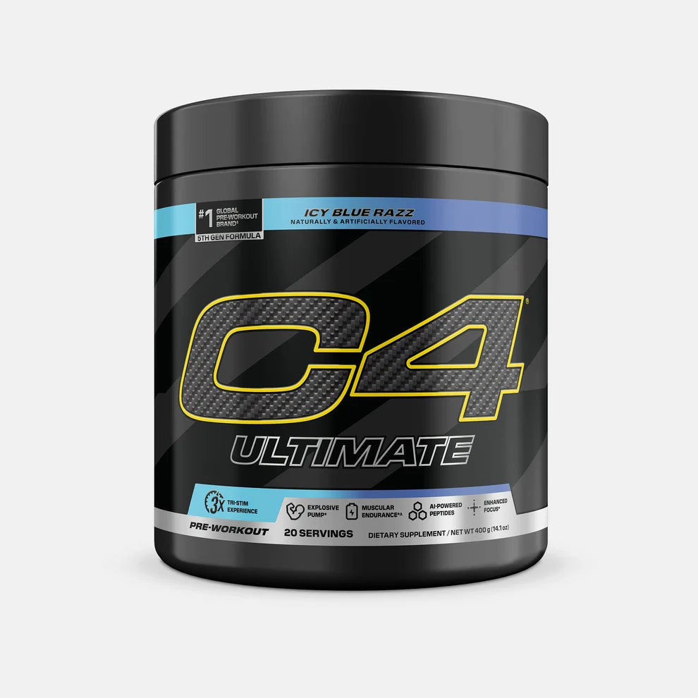 Cellucor C4 Ultimate Pre Entreno 20 servicios 320gr ice blue razz