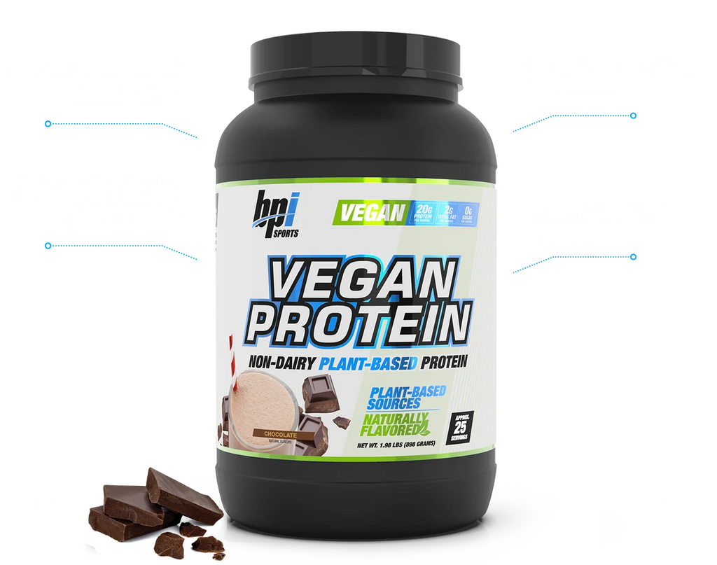 BPI Sports Proteina Vegana 1.76 Lbs 25 Servicios informacion nutricional 2