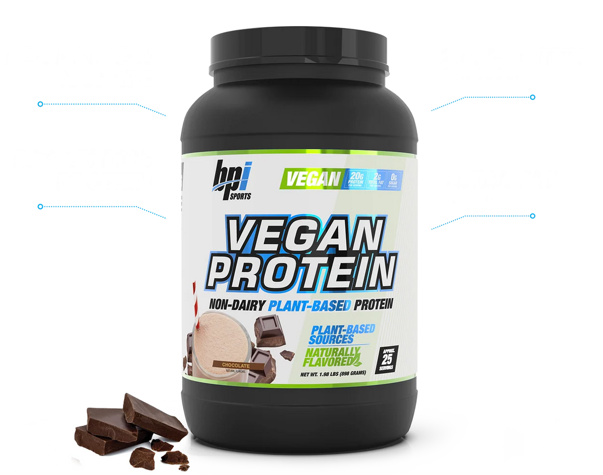 BPI Sports Proteina Vegana 1.76 Lbs 25 Servicios informacion nutricional 2