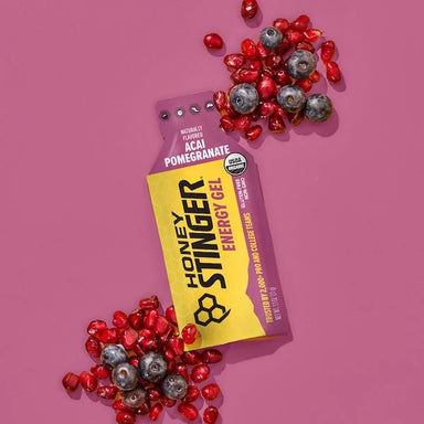 Honey Stinger Energy Gel Miel Y Electrolitos 24pz 31gr Granada acai