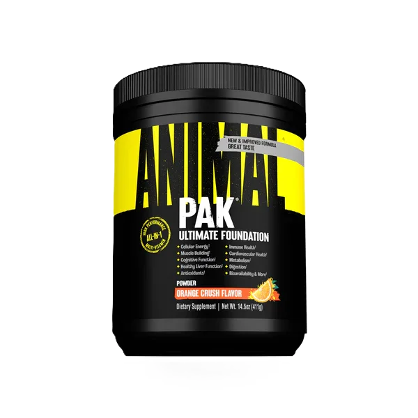 Universal Animal Pak 30 servicios Multivitaminico naranaja