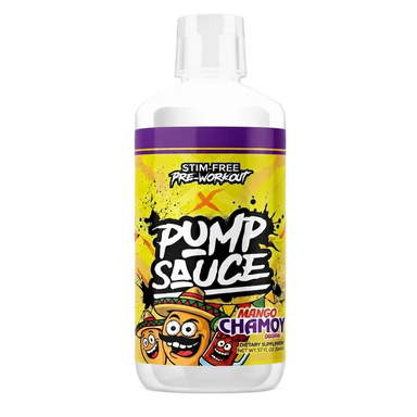 Pump Sauce Stim-Free Pre Entreno 32 servicios mango chamoy