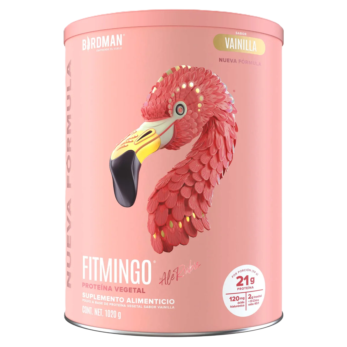 Birdman Proteina Fitmingo 1.02Kg vainilla