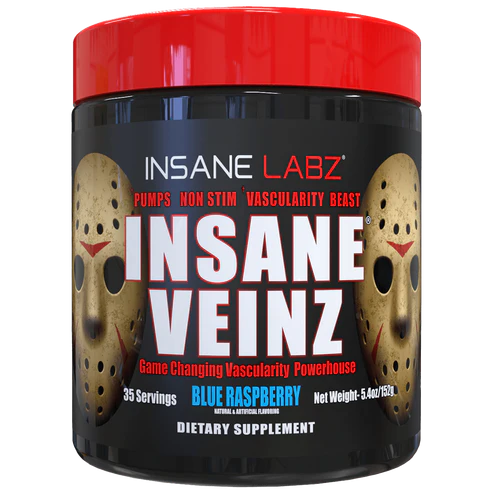 Insane Labz Insane Veinz Pre Entreno 35 servicios mora azul