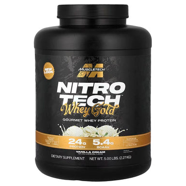 Muscletech Nitrotech Whey Gold 70 servicios 5 libras vainilla
