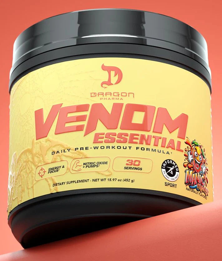 Dragon Pharma Venom Essential Pre Entreno 30 Servicios Manic Mango