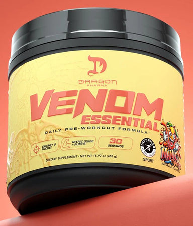 Dragon Pharma Venom Essential Pre Entreno 30 Servicios Manic Mango