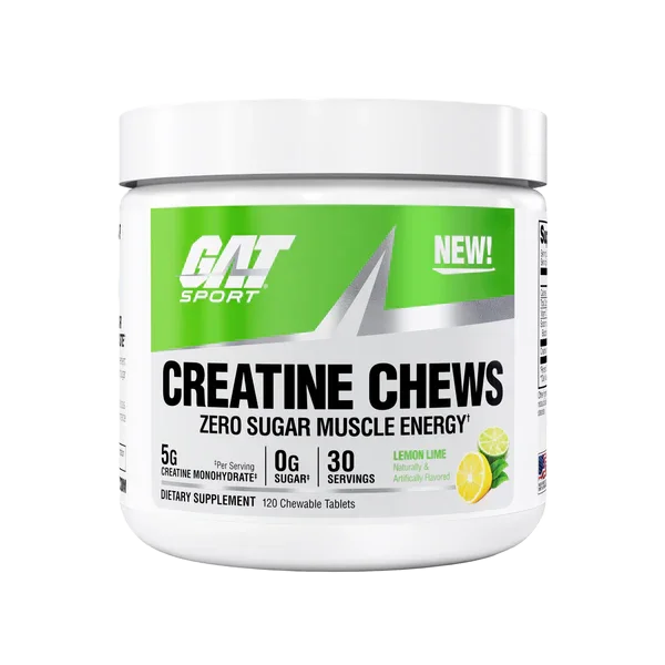 GAT Sport Creatina Chews 30 Servicios Lemon Lime Portada