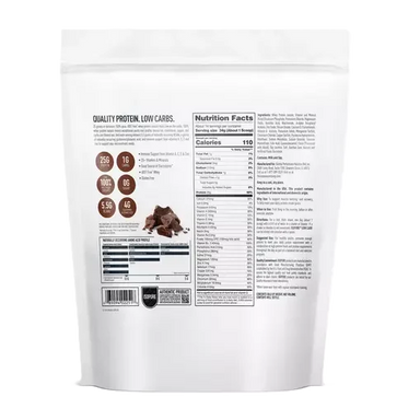 Isopure Proteina Low Carbs 1 Lbs 14 servicios Chocolate Informacion nutricional