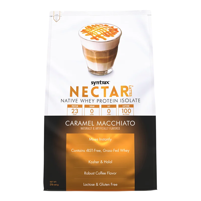 Syntrax Proteina Nectar 2 Lbs 32 servicios Caramel Macchiato