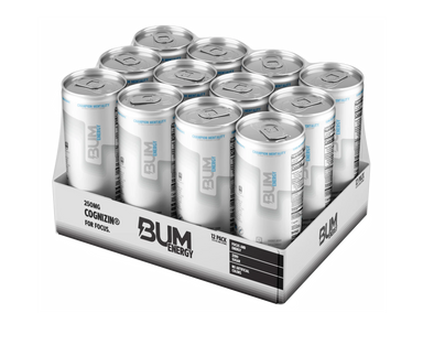 Raw Nutrition Bum Energy Drink 12 Pack Champion Mentality