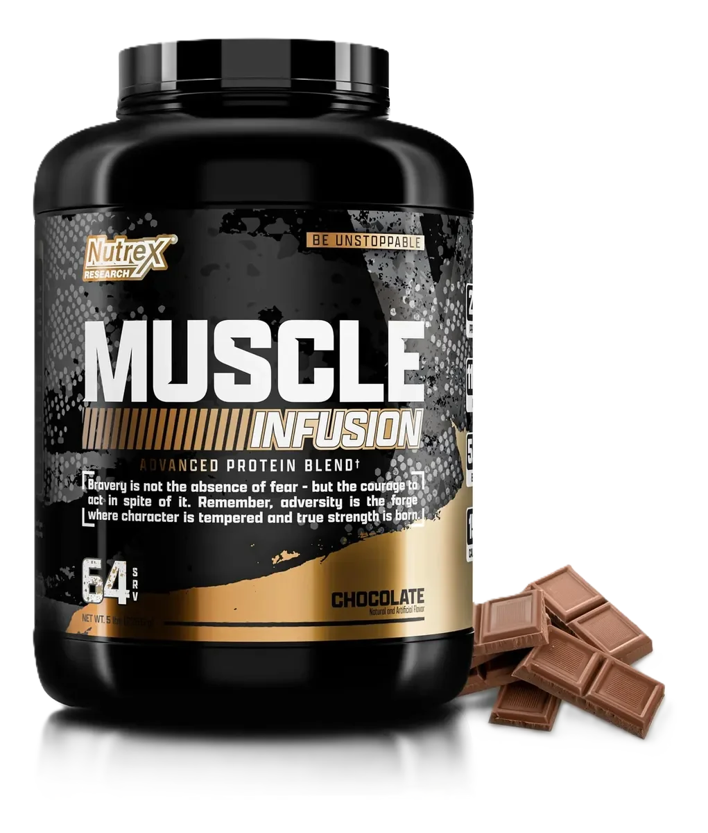 Nutrex Proteina Muscle Infusion Black 5 Lbs 60 Servicios Chocolate