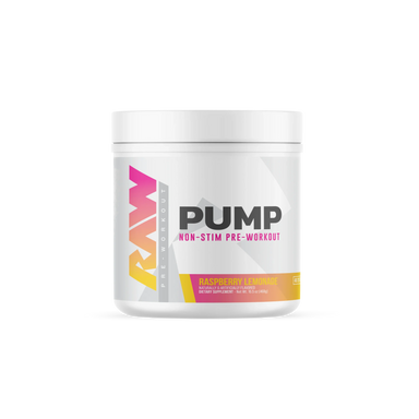 Raw Nutrition Pump Non-Stim Pre Entreno 40 Servicios raspberry lemonade