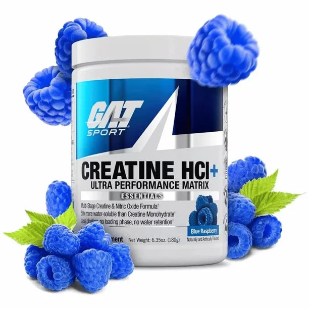 GAT Sport Creatina HCL+ 30 Servicios blue raspberry