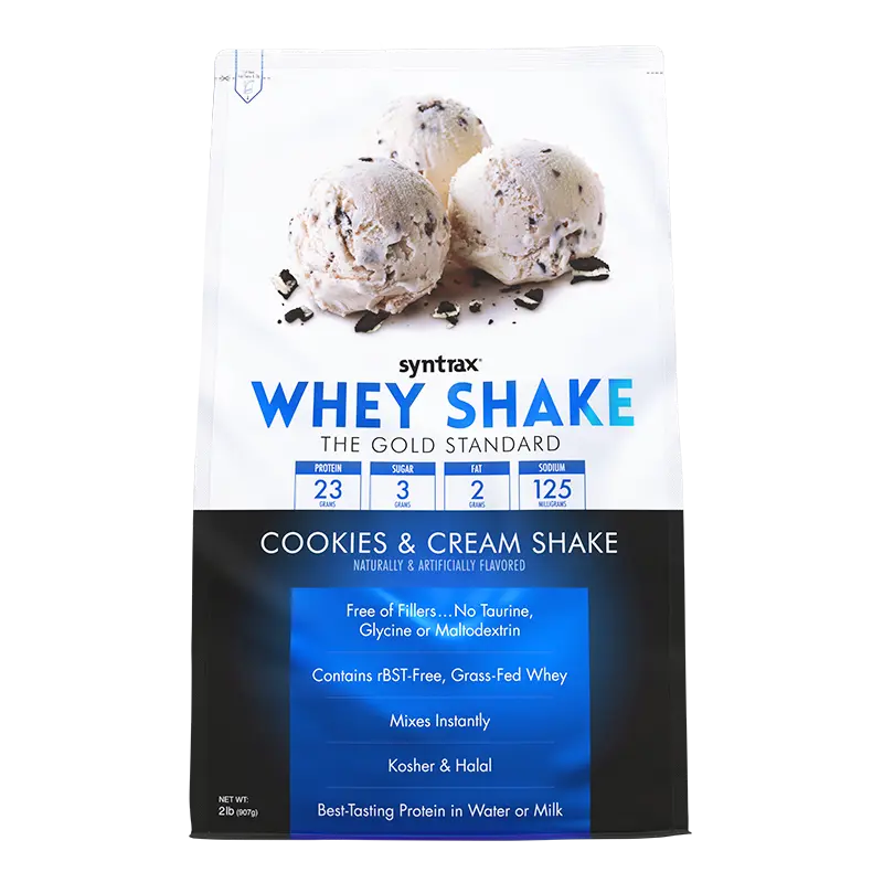 Syntrax Whey Shake Proteina 5 Libras 75 Servicios Cookies & Cream
