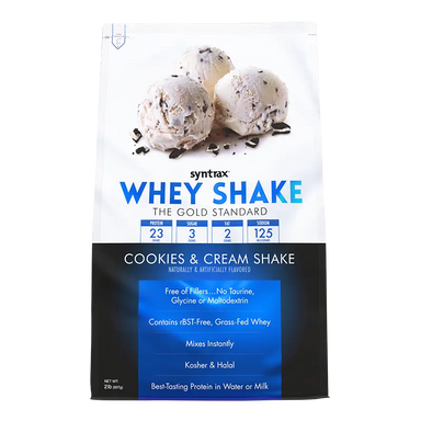 Syntrax Whey Shake Proteina 5 Libras 75 Servicios Cookies & Cream