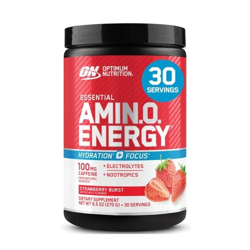Optimum Nutrition Amino Energy Hydration + Focus 30 servicios strawberry