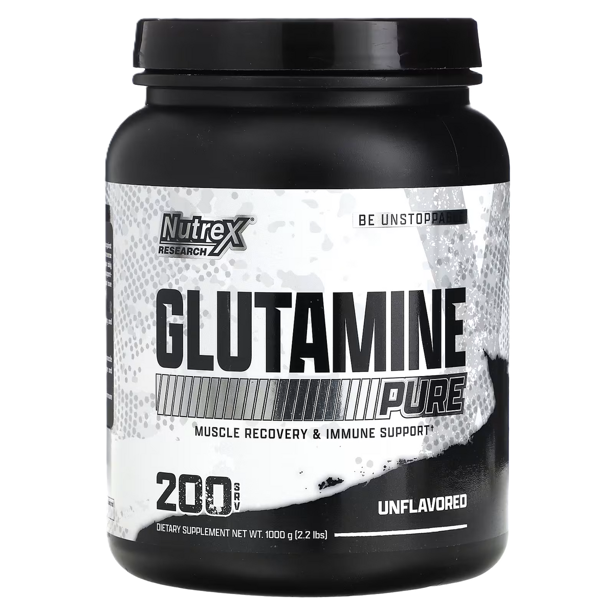 Nutrex Glutamina Drive Black 1 kg 200 Servicios