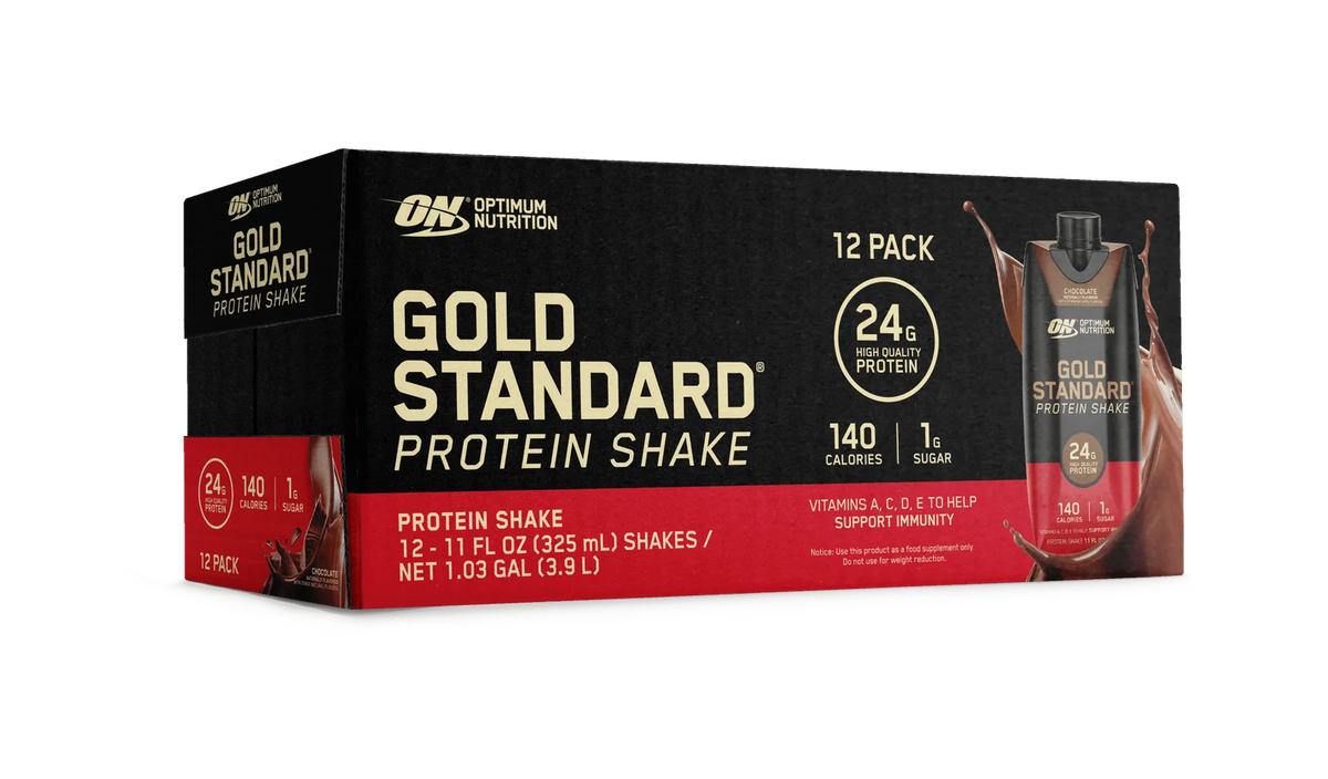 Optimu Nutrition Gold Standard Protein Shake 12 pack