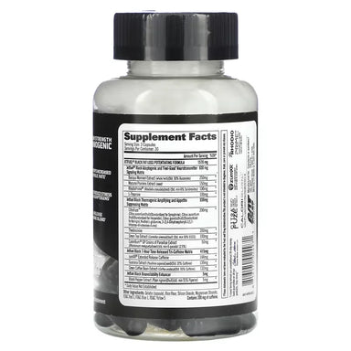 GAT Sport Jetfuel Black Series 90 Capsulas informacion nutricional
