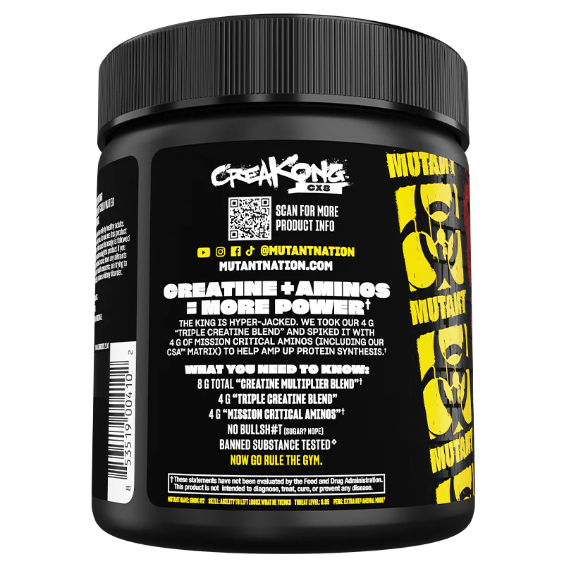 MUTANT CREAKONG CX8 249 GRS- 30 SERV portada 3