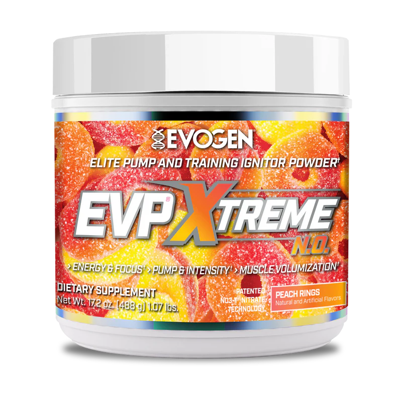 Evogen EVP Xtreme N.O Pre Entreno 40 Servicios peach rings