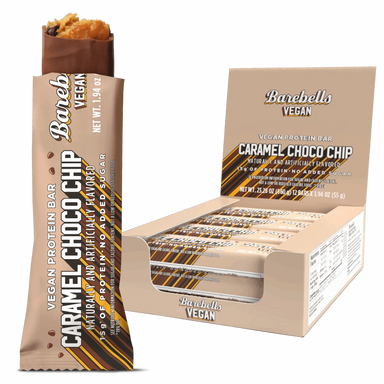 Barebells Barra de Proteina Vegana 12 Piezas Caramel Choco chip