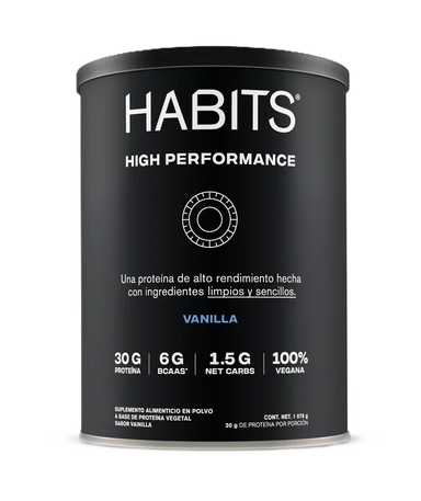 Habits High Performance Proteina Vegana 1078gr Vainilla