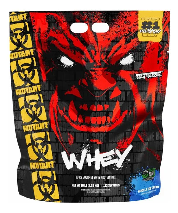 Mutant Whey Proteina En Polvo Costal 10 Lbs / 119 Servicios Vainilla