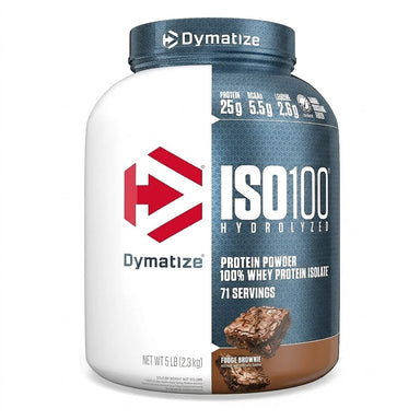 Dymatize Proteina Iso 100 5 Lbs 70 servicios Brownie
