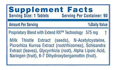 Hi Tech Liver Rx 90 Tabletas Informacion Nutricional