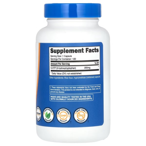 Nutricost Taurine 400 Capsulas Nutricost 5 HTP 240 Capsulas Informacion nutricional
