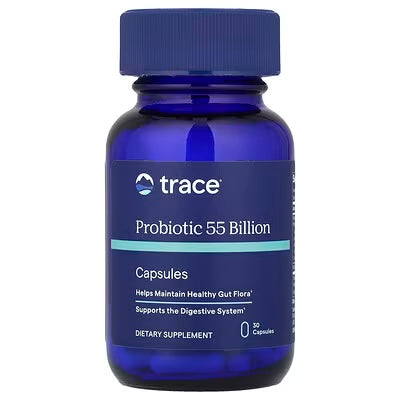 Trace Minerals Probiotic 55 Billion 30 Capsulas