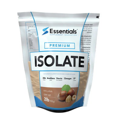 Essentials Isolate Premium 2 Lbs 72 Servicios Avellana Portada