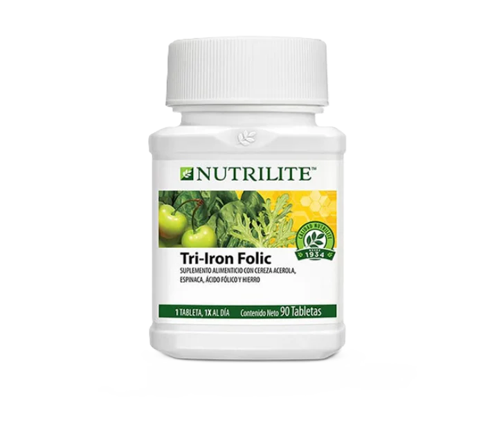 Nutrilite Tri Iron Folic 90 Tabletas