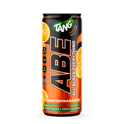 AN ABE Energy Drink + Performance 11.2 Oz 12 Pack tang orange