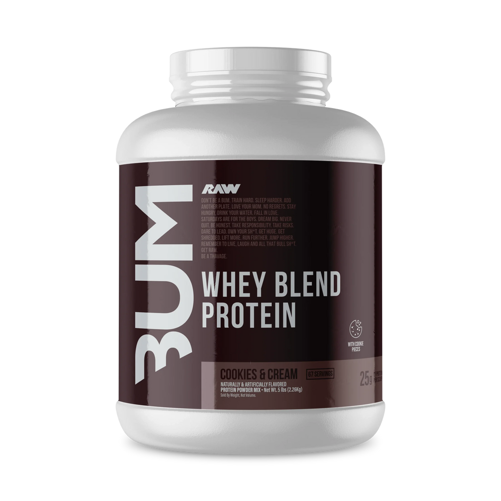 Raw Nutrition Proteina Bum Whey 5 Lbs 69 Servicios Cookies and cream