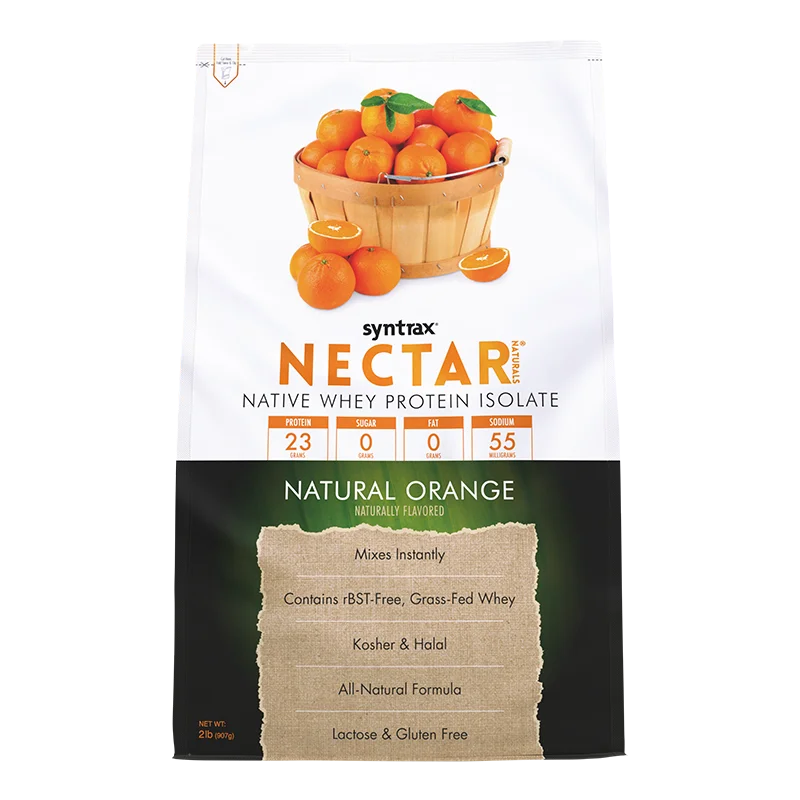 Syntrax Proteina Nectar 2 Lbs 32 servicios Naranja Natural