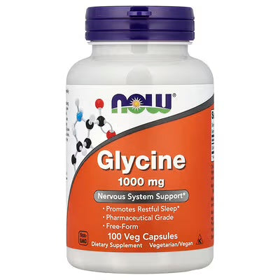 Now Foods Glycinate 1000 Mg 100 Veg Cap
