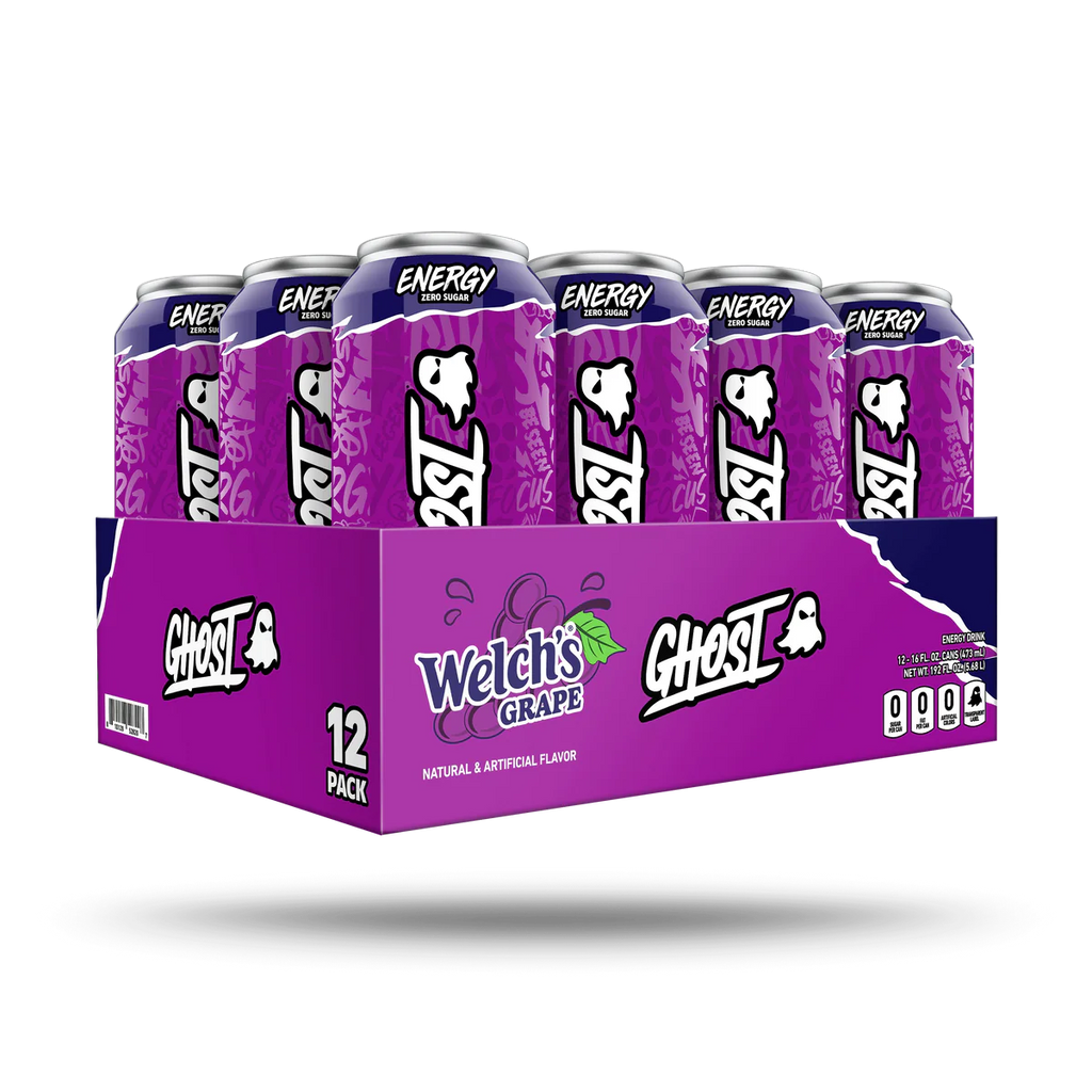 Ghost Energy Drink 16oz 12 Pack Welch's Grape