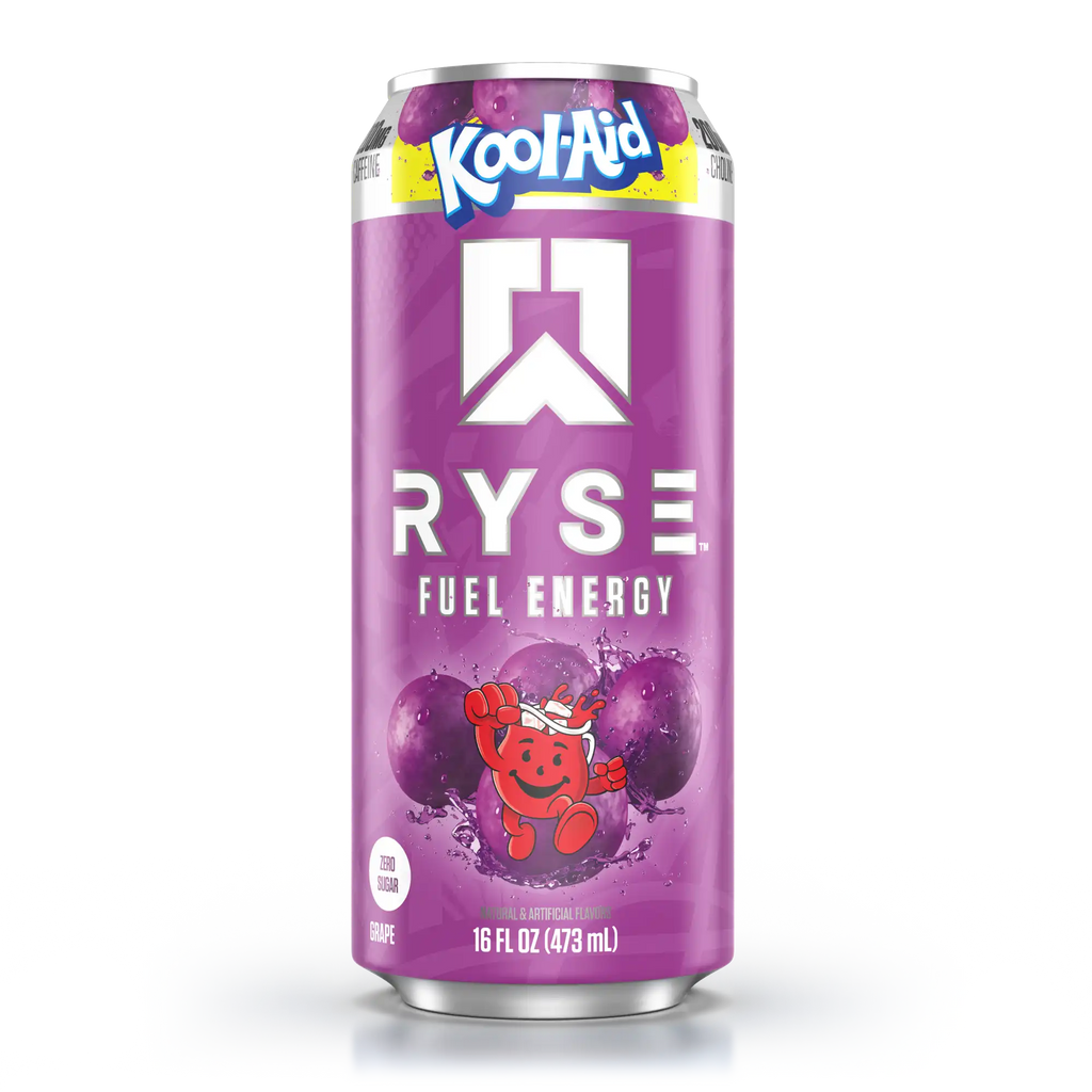 Ryse Fuel Energy Drink 12 Pack Kool Aid grape