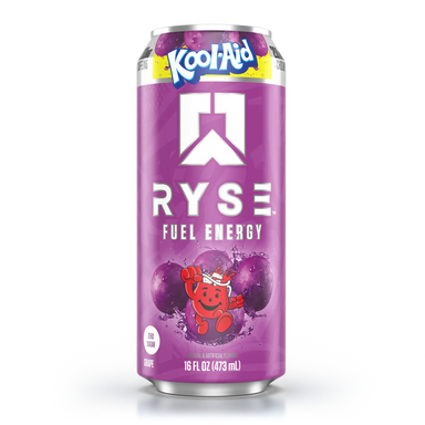 Ryse Fuel Energy Drink 12 Pack Kool Aid grape