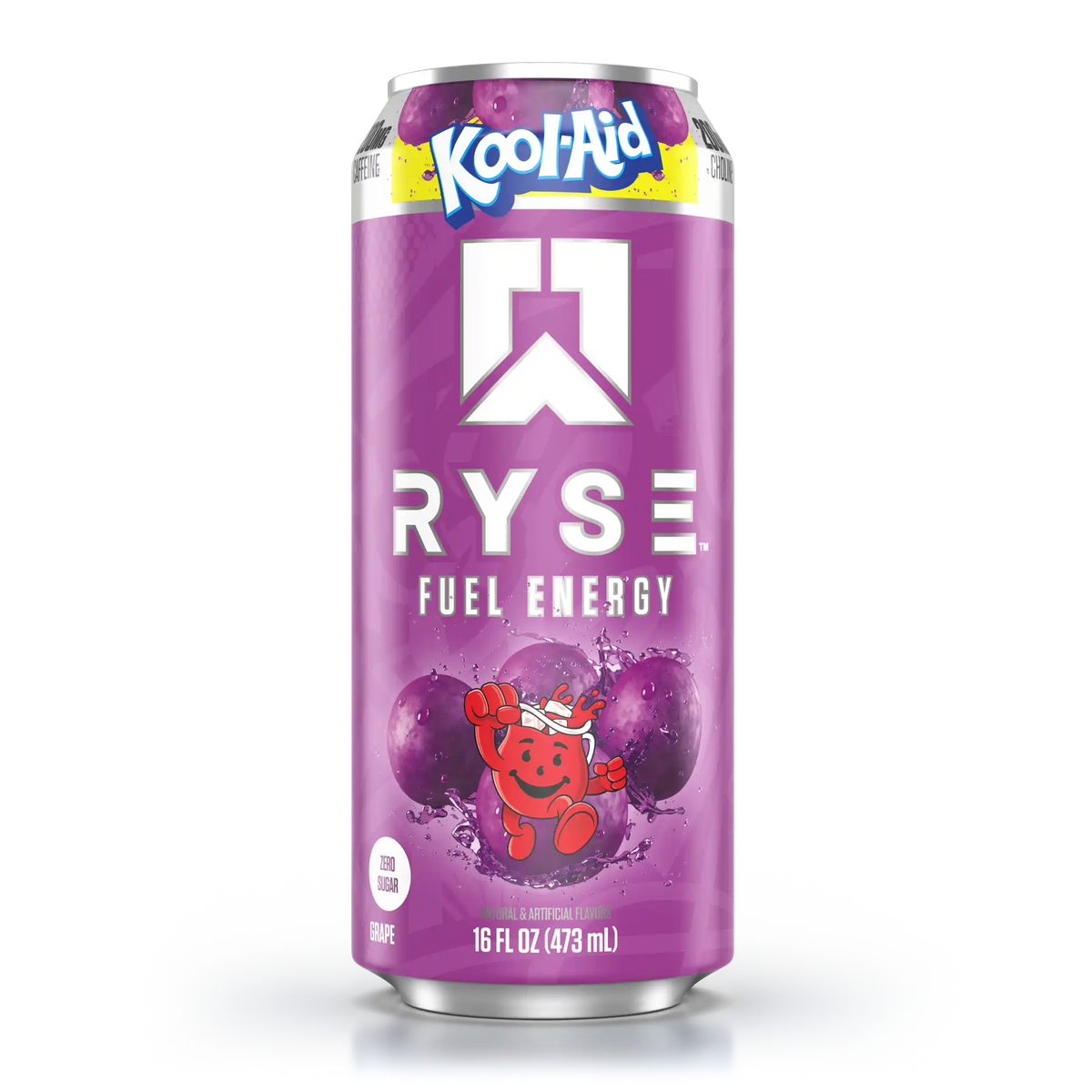 Ryse Fuel Energy Drink 12 Pack Kool Aid grape