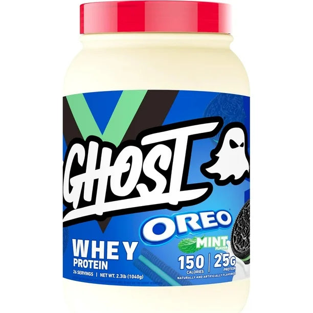 Proteina Ghost Whey 2 Lbs 26 Servicios Sabor Oreo Mint