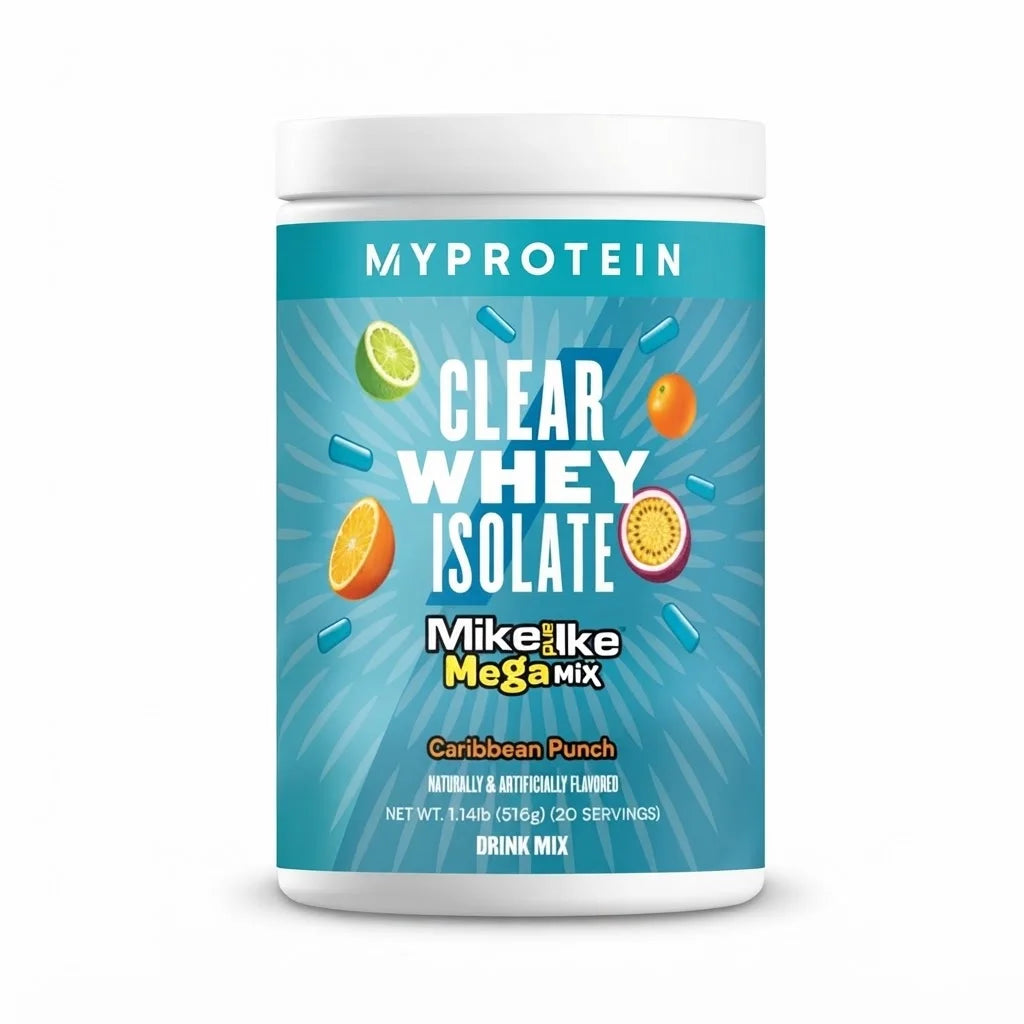 Myprotein clear whey isolate mike and ike 1.15lb 20serv Caribbean Punch