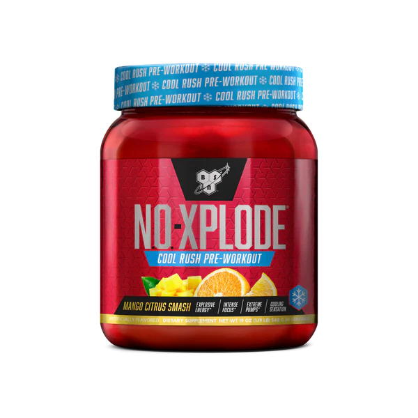 BSN No Xplode Cool Rush Pre Entreno 540g 30 Servicios Mango citrus smash
