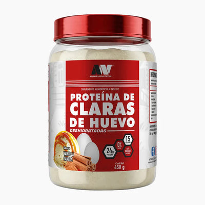 Advance Nutrition Proteina de Claras de Huevo Deshidratadas 900gr 30 Servicios Vanilla Canela Portada